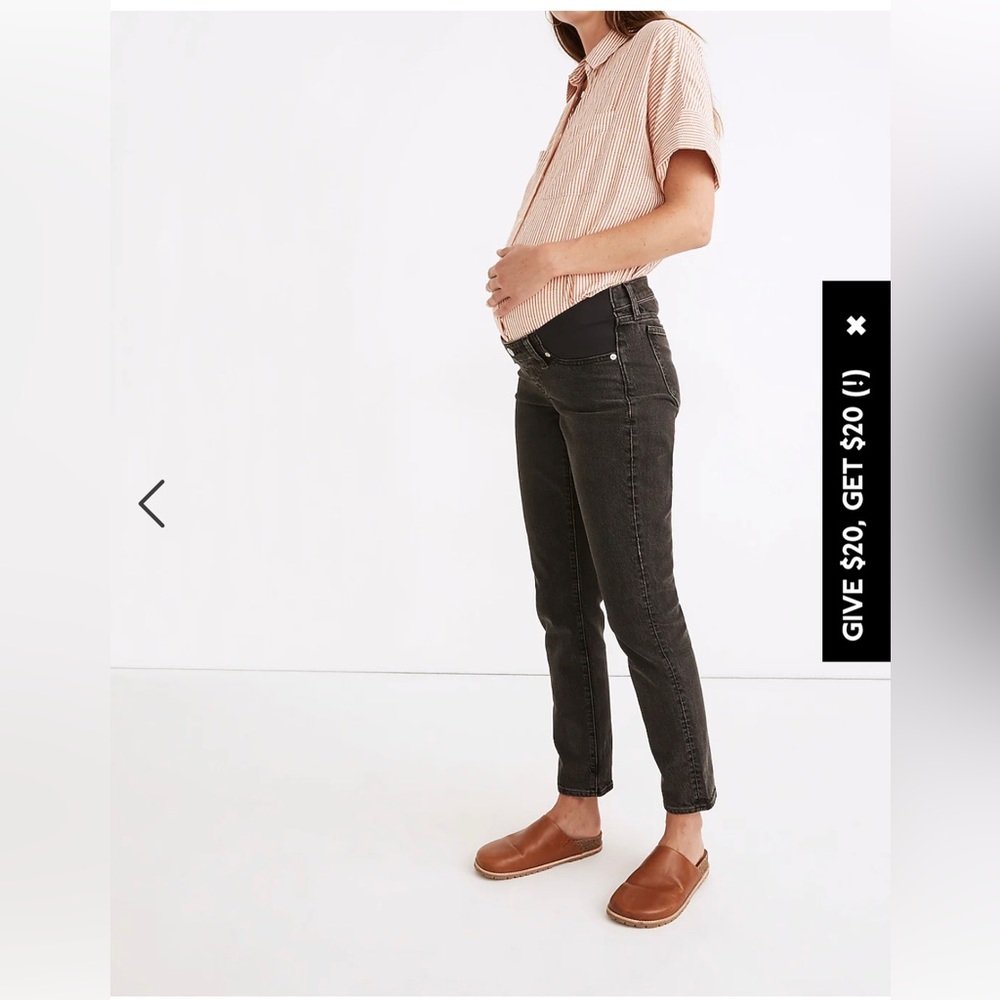 Madewell Perfect Vintage Side Panel Maternity Jeans